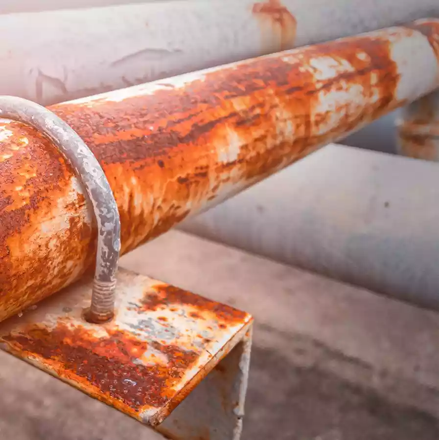 METAL PIPES RUST FREE 